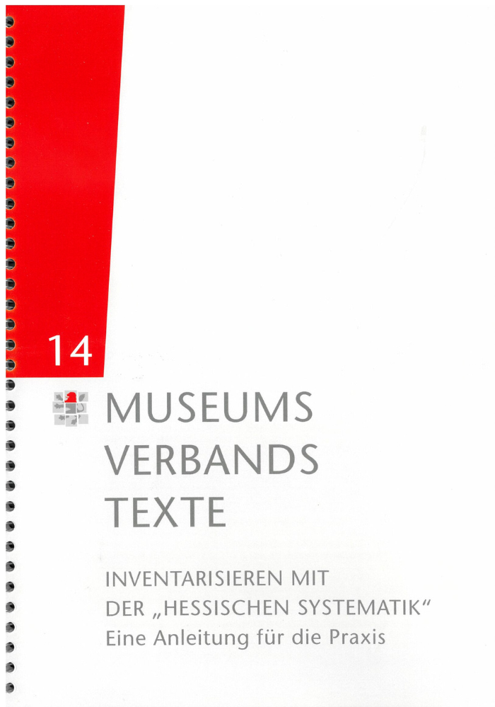 Cover Museumsverbandstexte Ausgabe 14